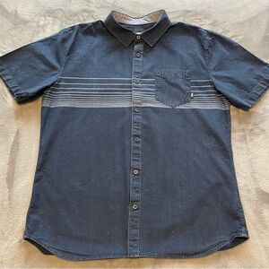 Men's Navy Blue Short Sleeve Shirt